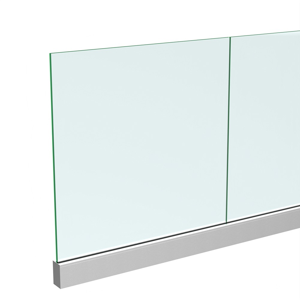 Anodised Base POSIglaze Channel and Gasket Includes 15mm Glass