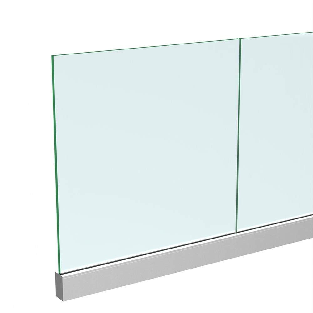Anodised Base POSIglaze Channel and Gasket Includes 19mm Glass