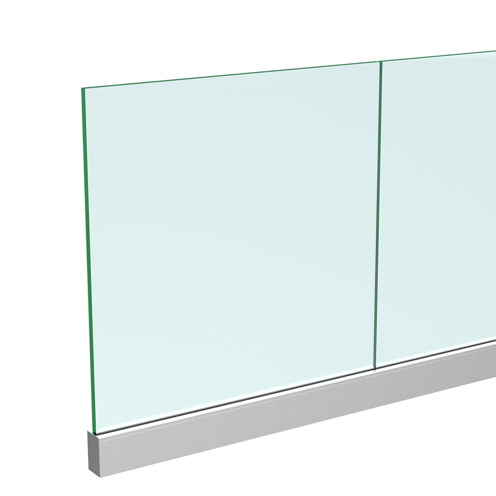 Anodised Base POSIglaze Channel and Gasket Includes 21.5mm Glass
