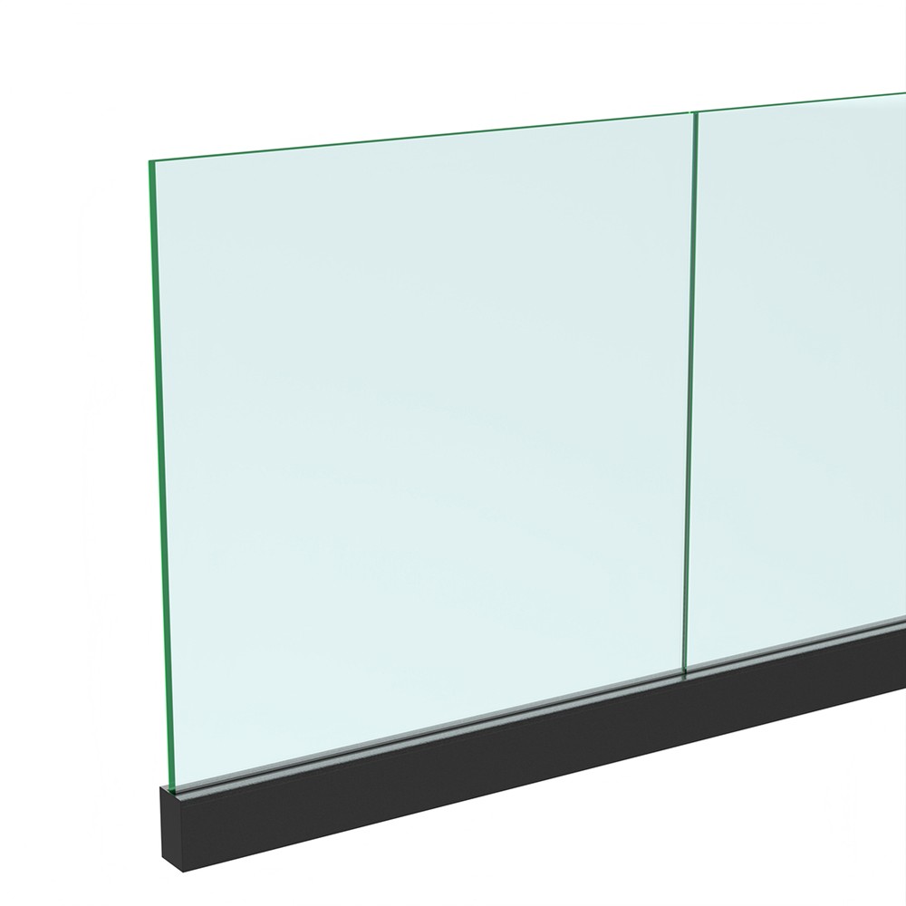 Black Base POSIglaze Channel and Gasket Includes 21.5mm Glass