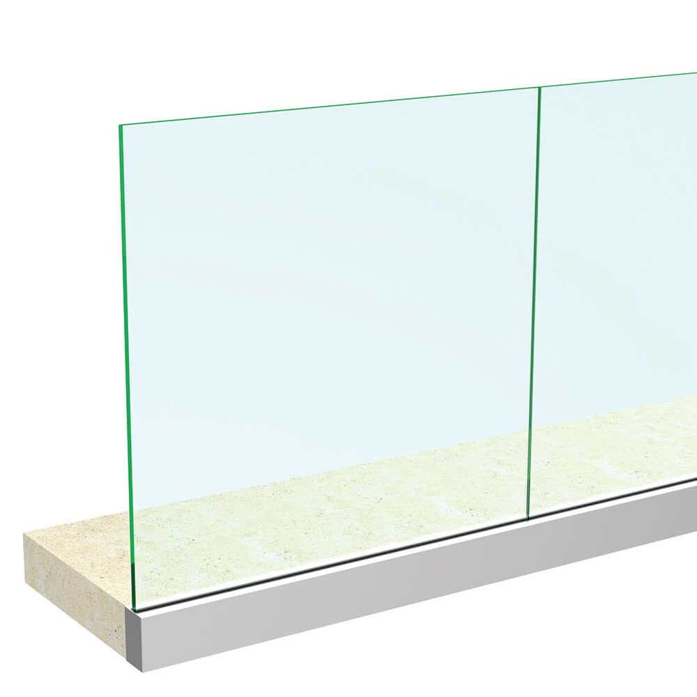 Anodised Side POSIglaze Channel and Gasket Includes 15mm Glass