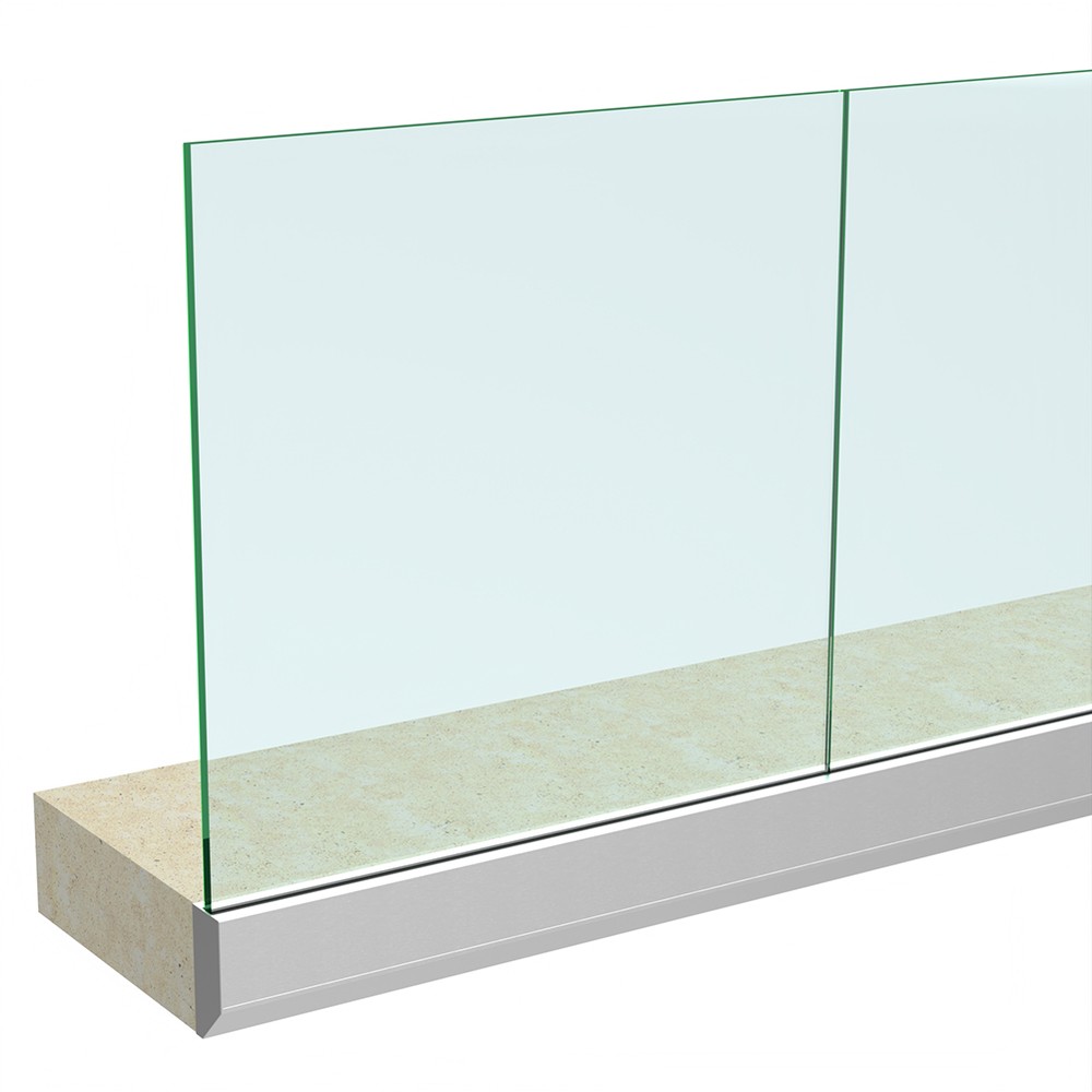 Anodised Side POSIglaze Channel and Gasket Includes 19mm Glass