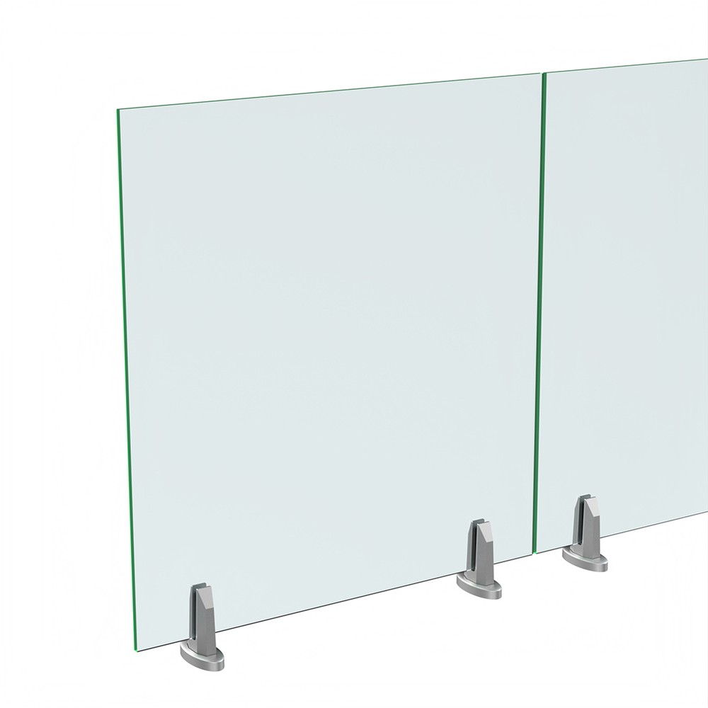 Base Fix Tilt-Loc Spigot Duplex 2205 Includes 12mm Glass Satin