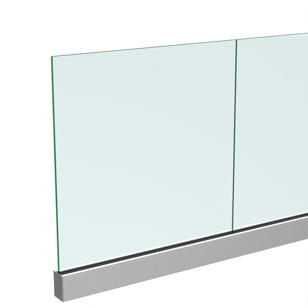 Anodised Base Tilt Loc Channel and Gasket Includes 19mm Glass