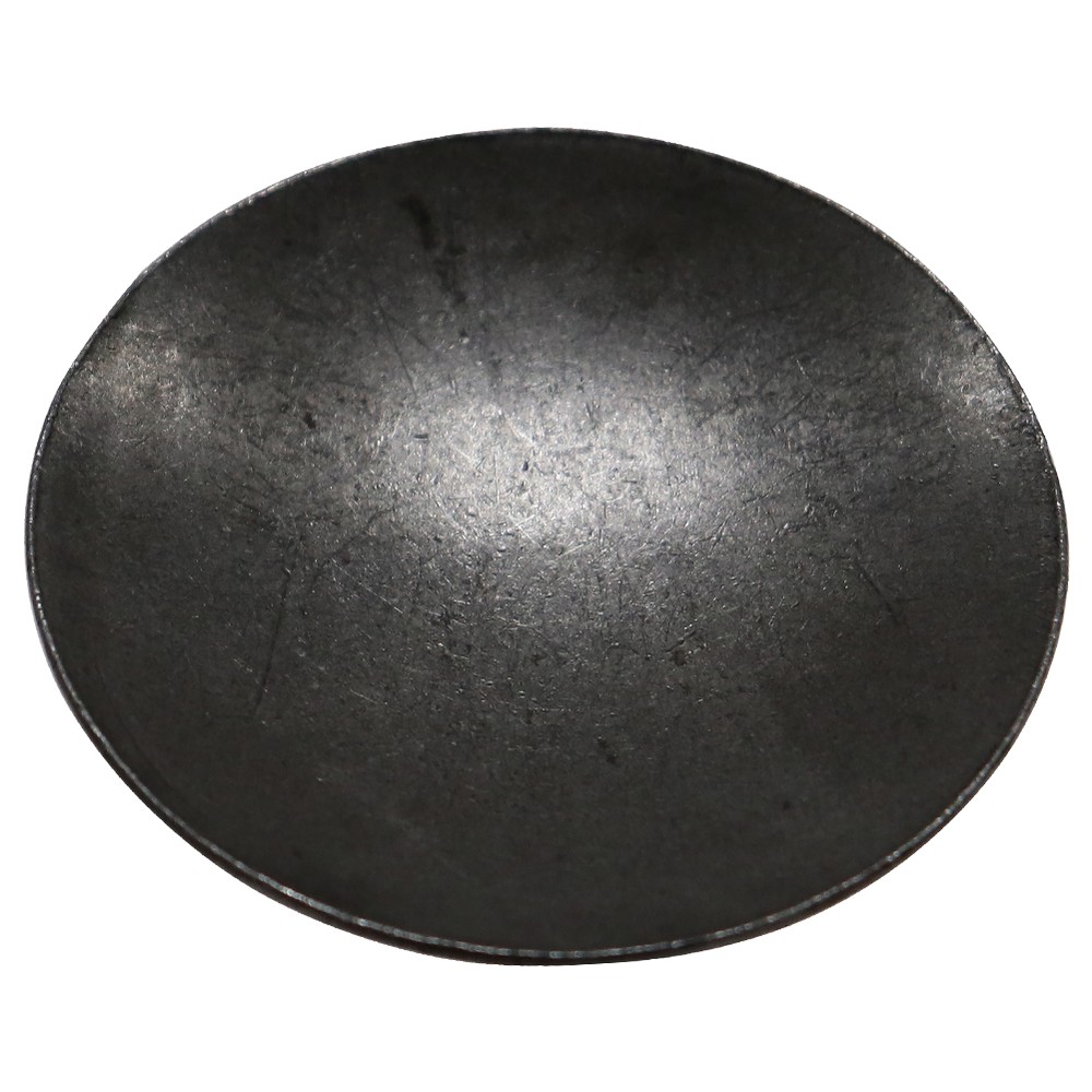 Drip Tray / Dished Cap - 2" x 1.5mm Mild Steel