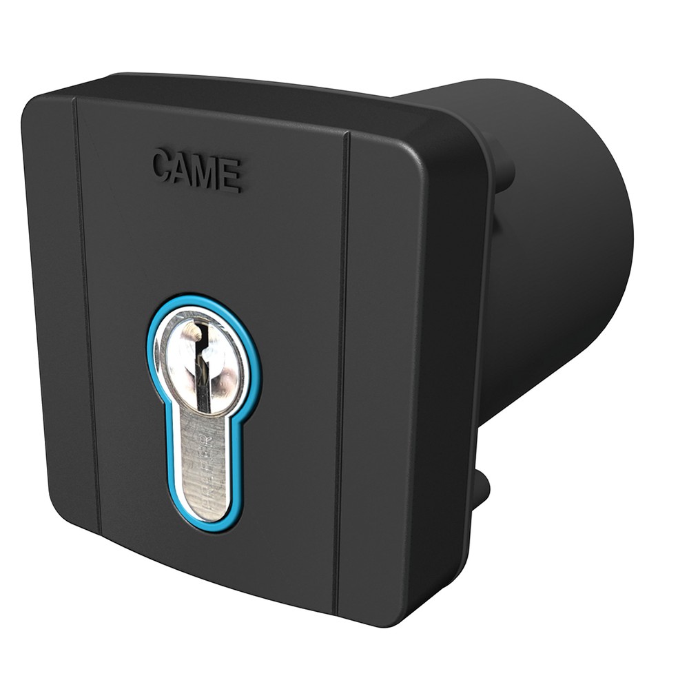 External Flush Mount Keyswitch Blue Backlight
