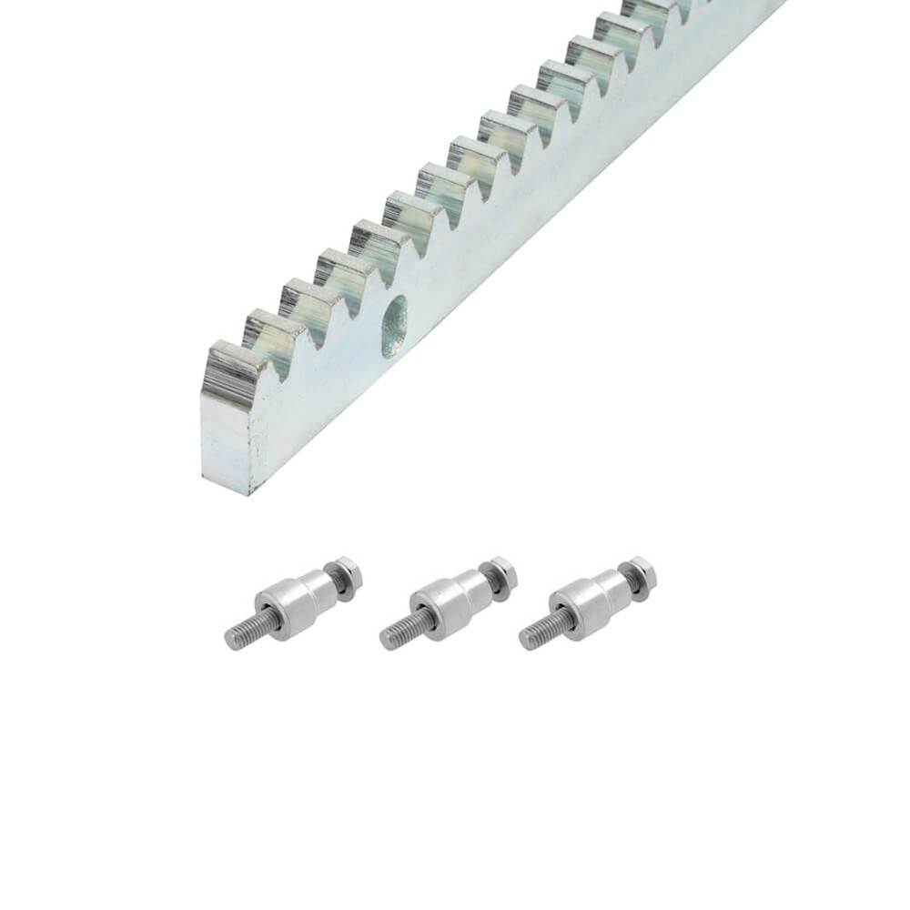 Toothed Rack 30 x 8mm- 1 Metre (Includes 3 threaded connection bolts)
