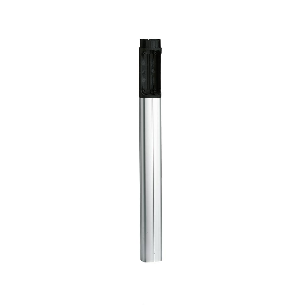 PVC Post Extender (Silver) 0.5m High RAL 9006 - F H Brundle