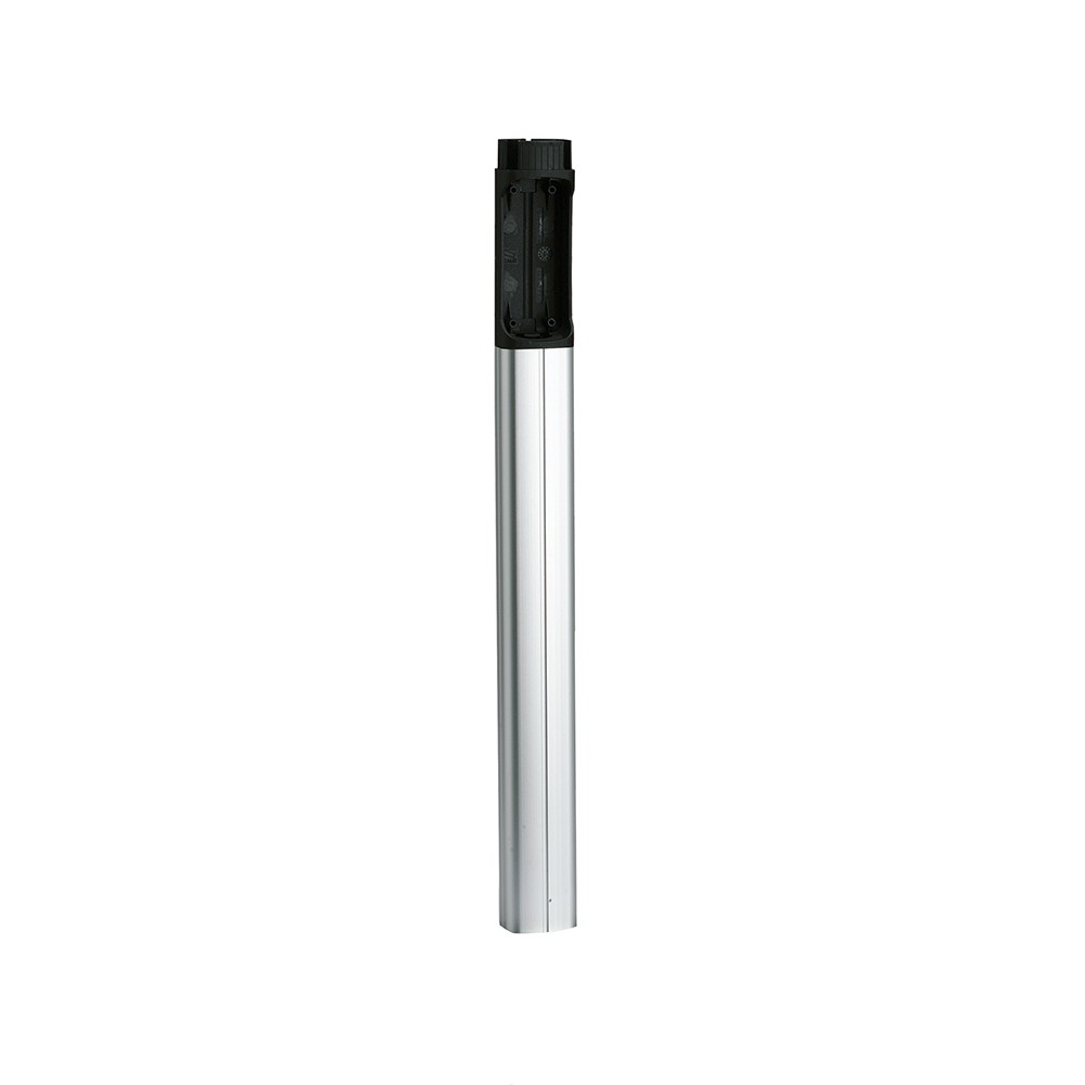 PVC Post Extender (Silver) 0.5m High RAL 9006