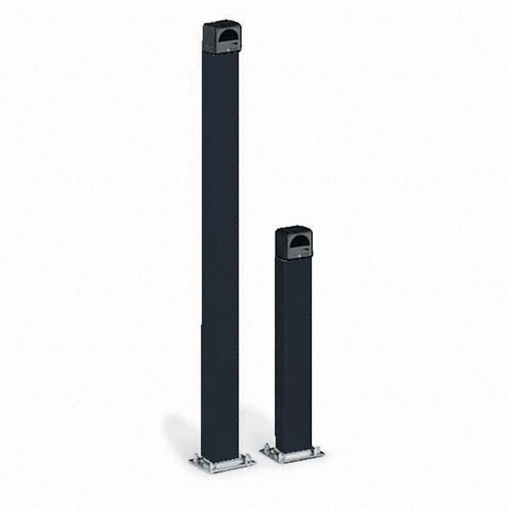 Safety Photocell Post - Black Enamel DOC-LN - 0.5 Metre