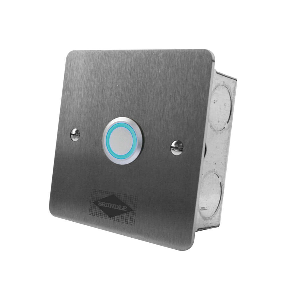 Illuminated Vandal Resistant Push Button Flush Mount