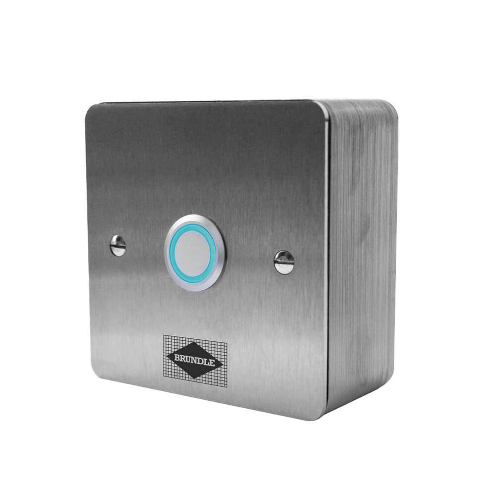 Illuminated Vandal Resistant Push Button Surface Mount