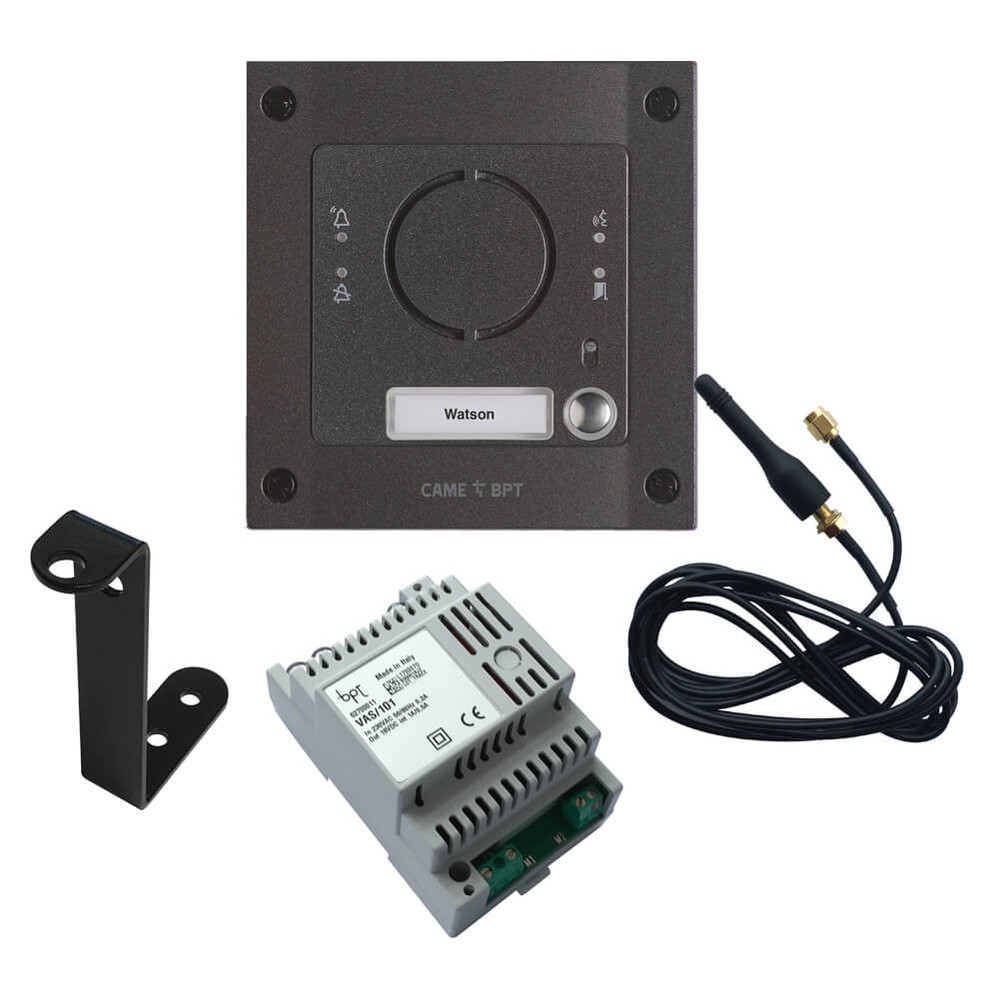 MTMVR 4G Flush Audio Kit 1 button - IK09 VandalResistant - 1 Gateway/1 House