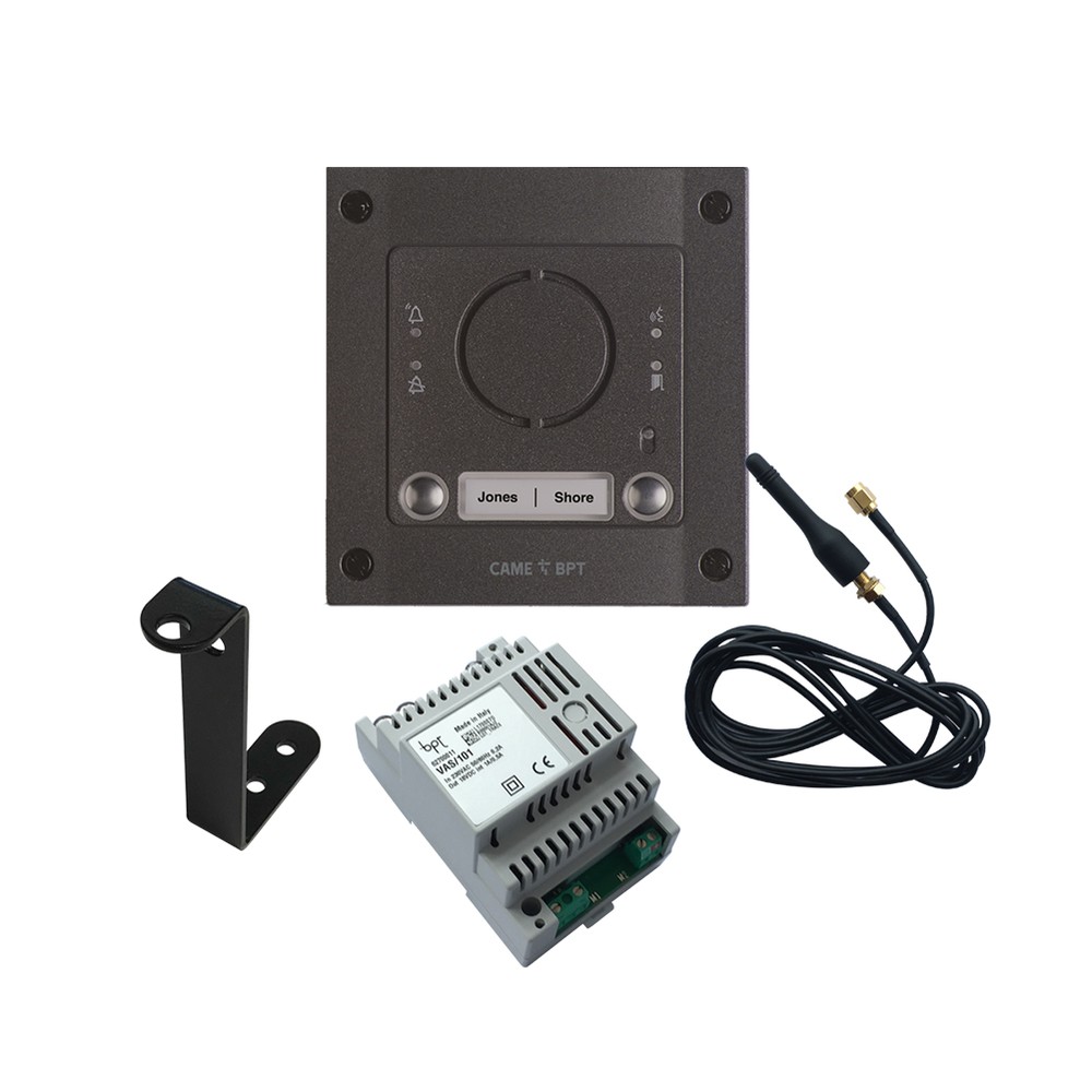 MTMVR 4G Flush Audio Kit 2 buttons - IK09 VandalResistant -1 Gateway/2 Houses