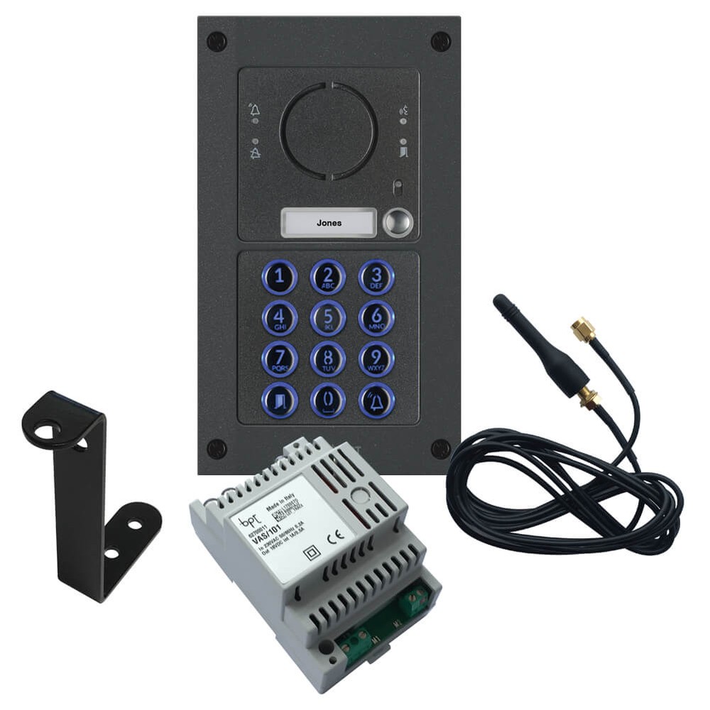 MTMVR 4G Audio Kit 1 button with Keypad IK09 VandalResistant - 1 Gateway/1 House