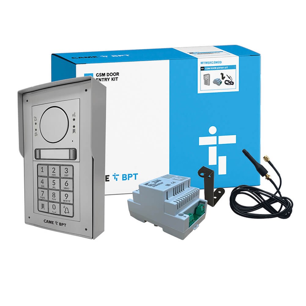 MTM 4G Audio Kit 2 buttons with Keypad - Surface Mounted - 1 Gateway to 2 Houses