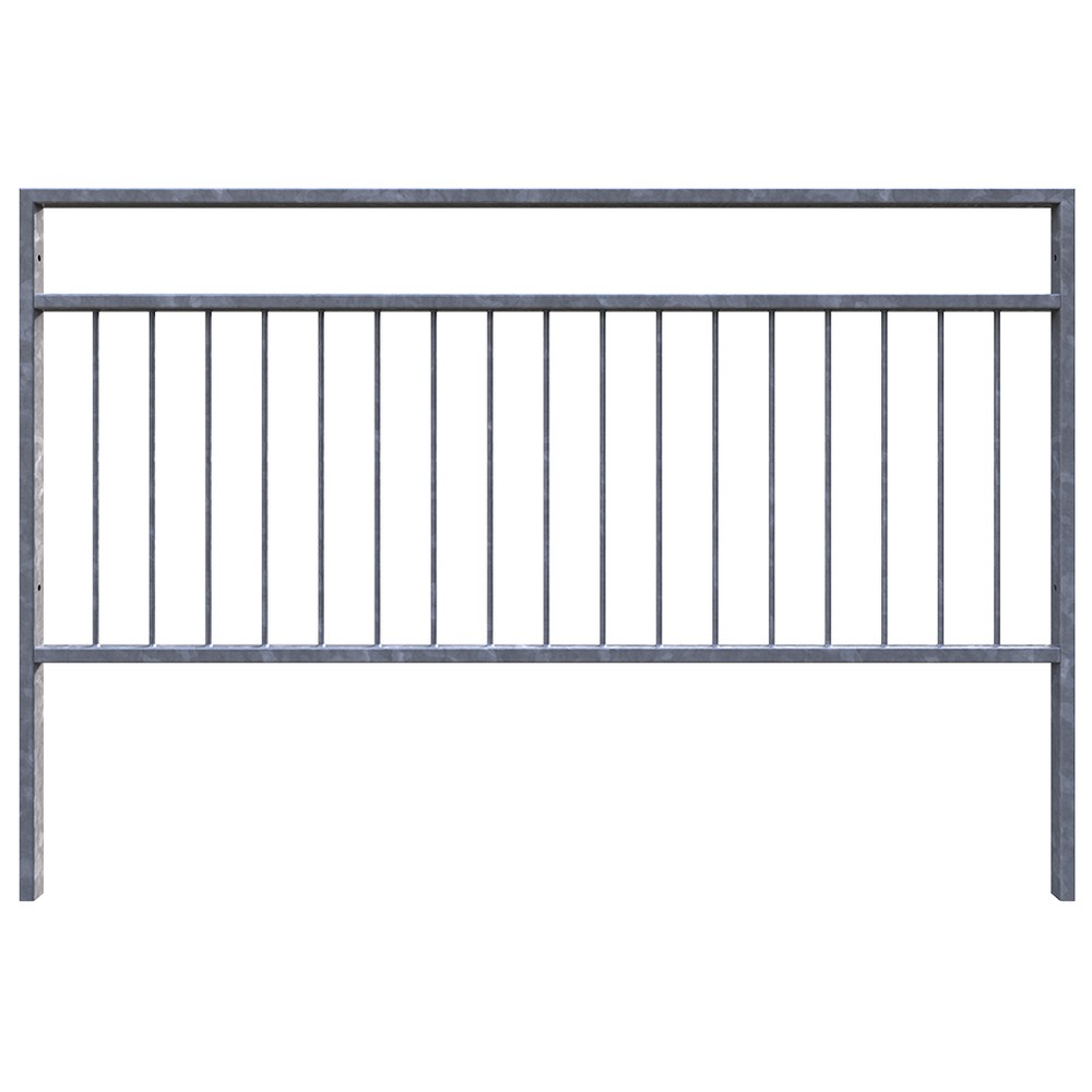 Pedestrian Barrier - 12mm Bar 2m long Pattern Three