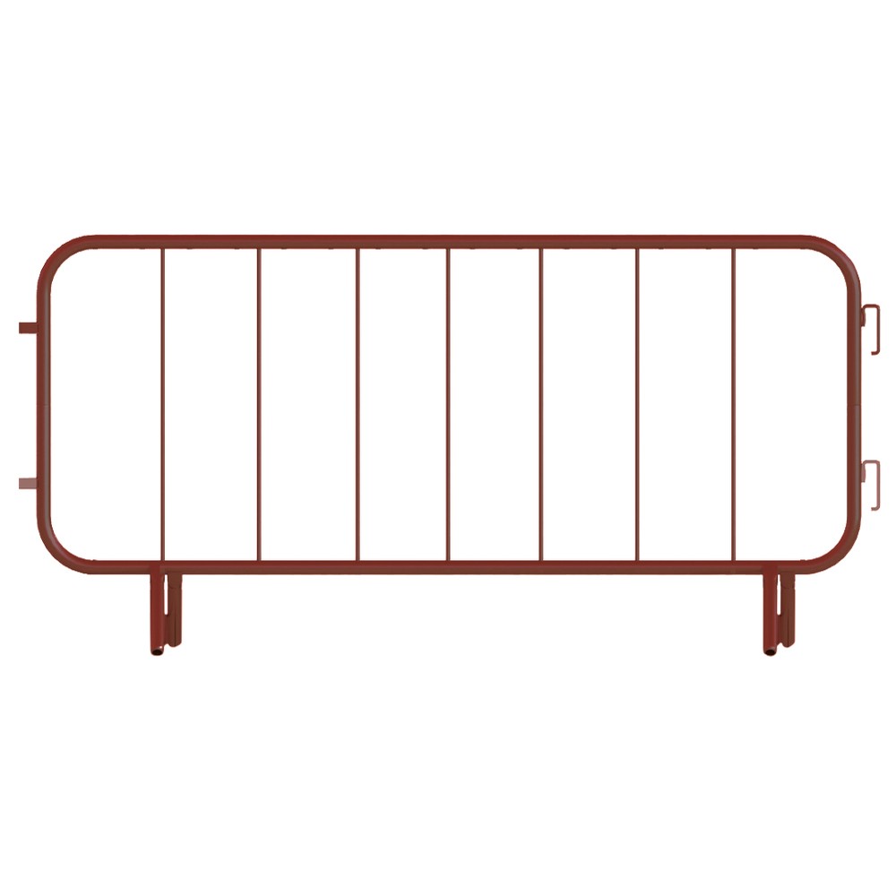 Temporary Pedestrian Barrier - PC Red 2262 x 1100 x 452mm