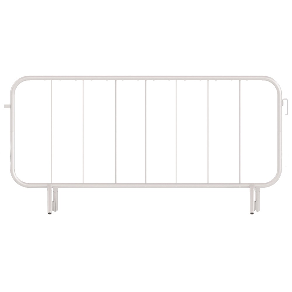 Temporary Pedestrian Barrier - PC White 2262 x 1100 x 452mm