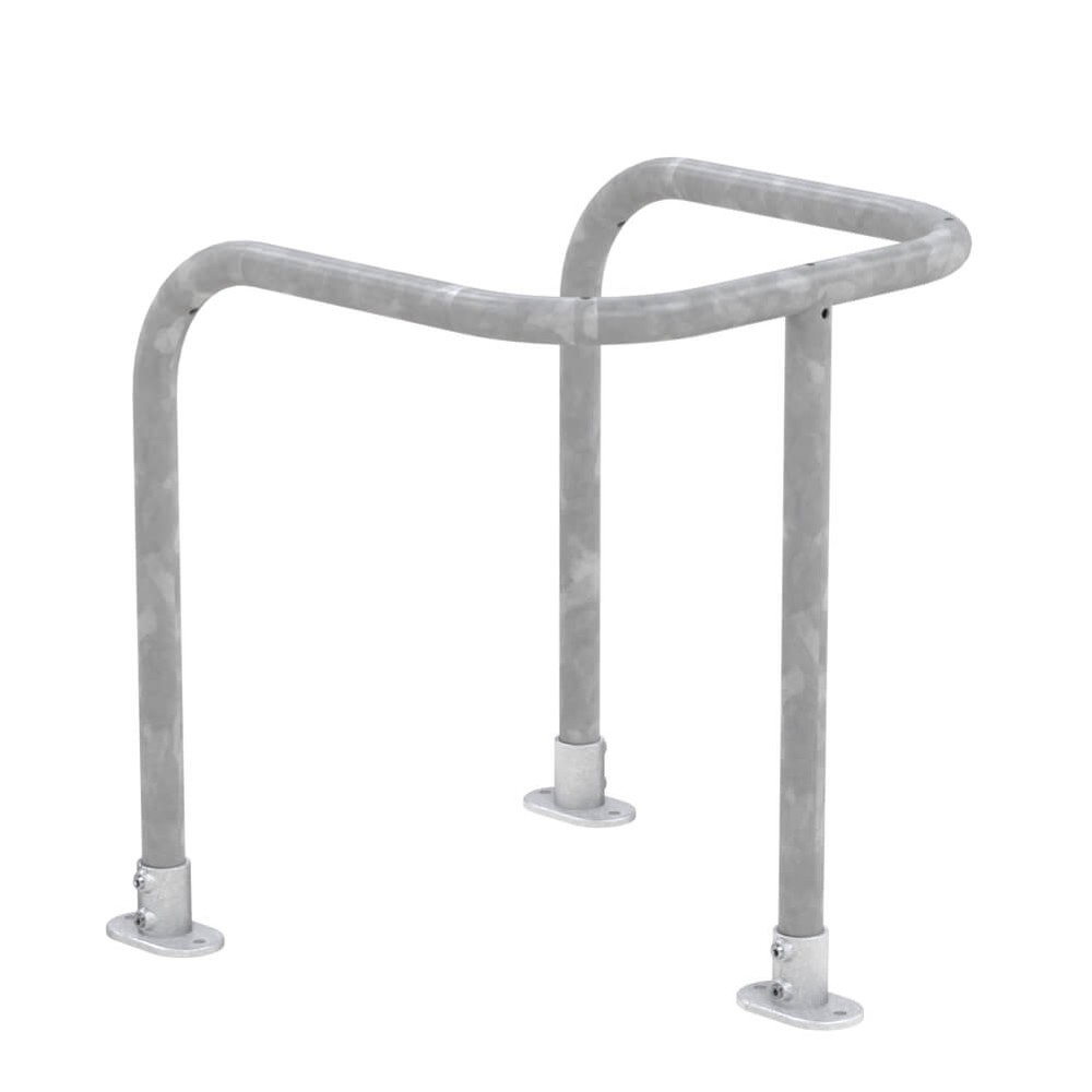 180 degree post protector concrete in Galvanised Finish