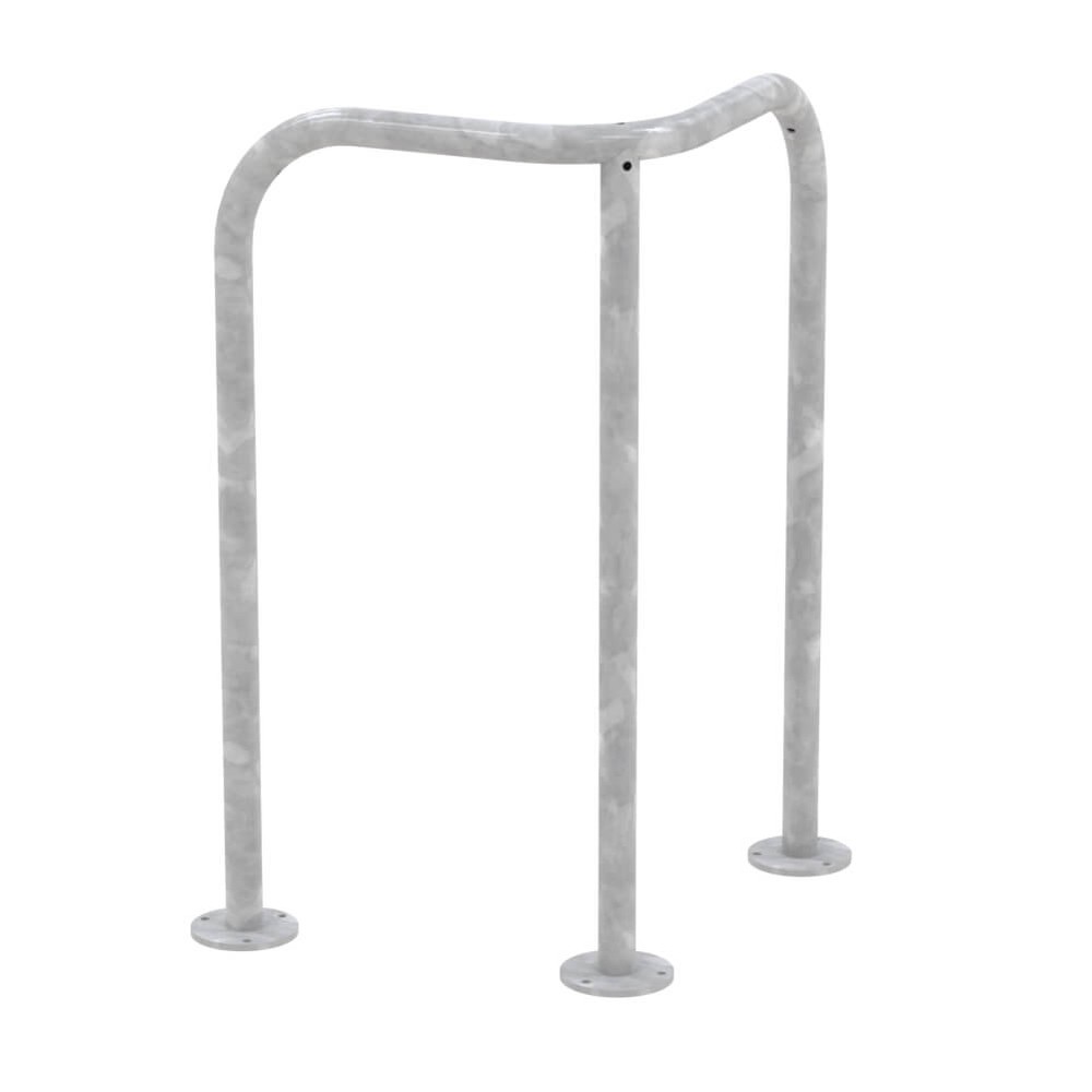 90 degree post protector bolt down Galvanised Finish 