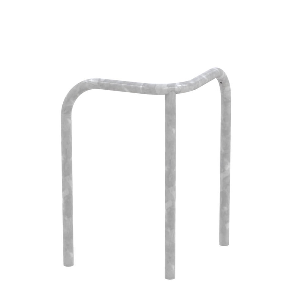 90 degree post protector concrete in Galvanised Finish