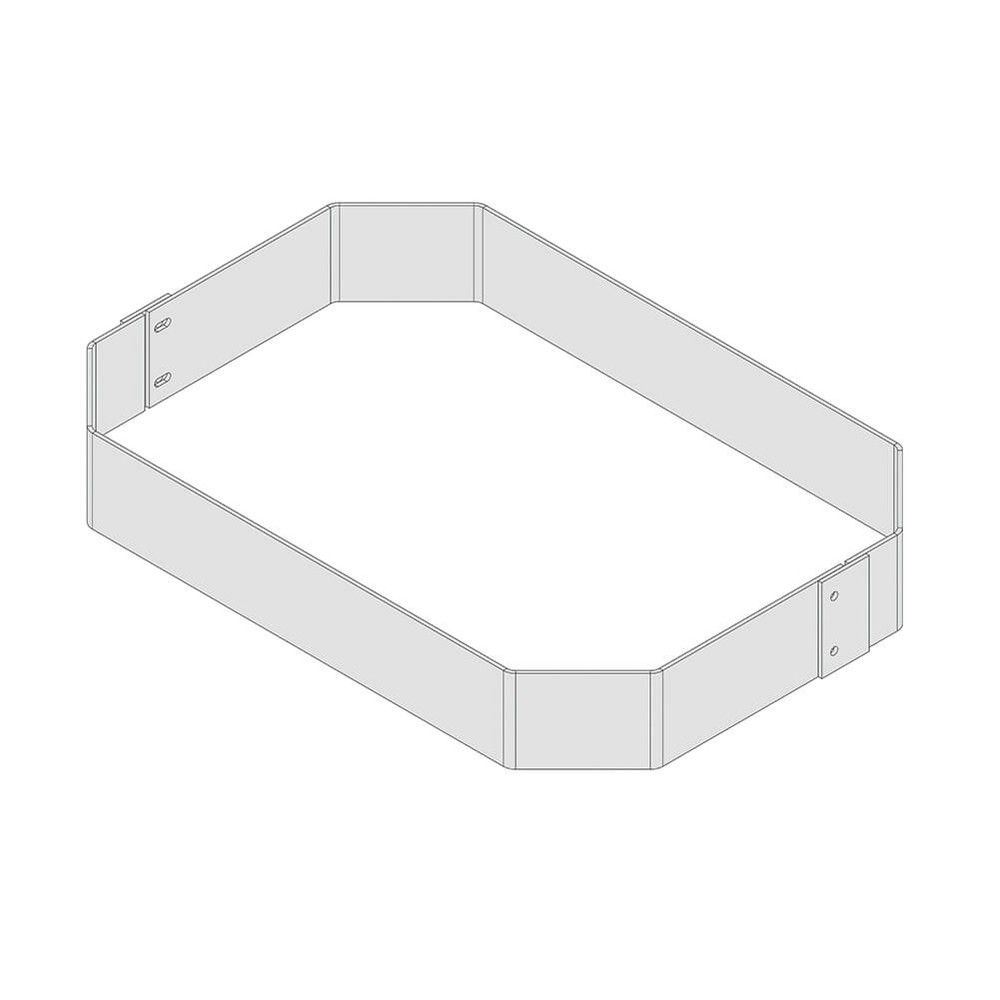 Fork Impact Skirting H140 x W650 x D950 Polywrap