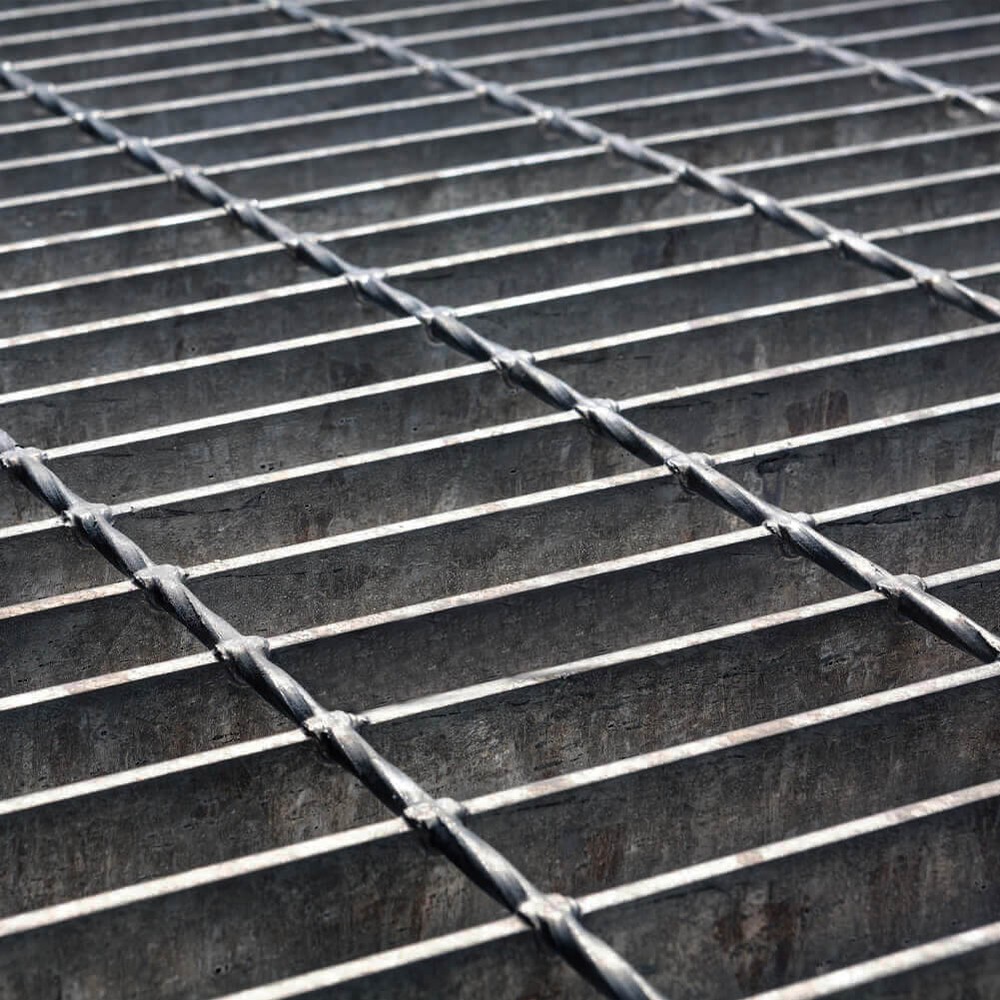 Open Steel Flooring OSF 6 x 1m Panel - 41 x 100mm Mesh - 25 x 3mm Bar