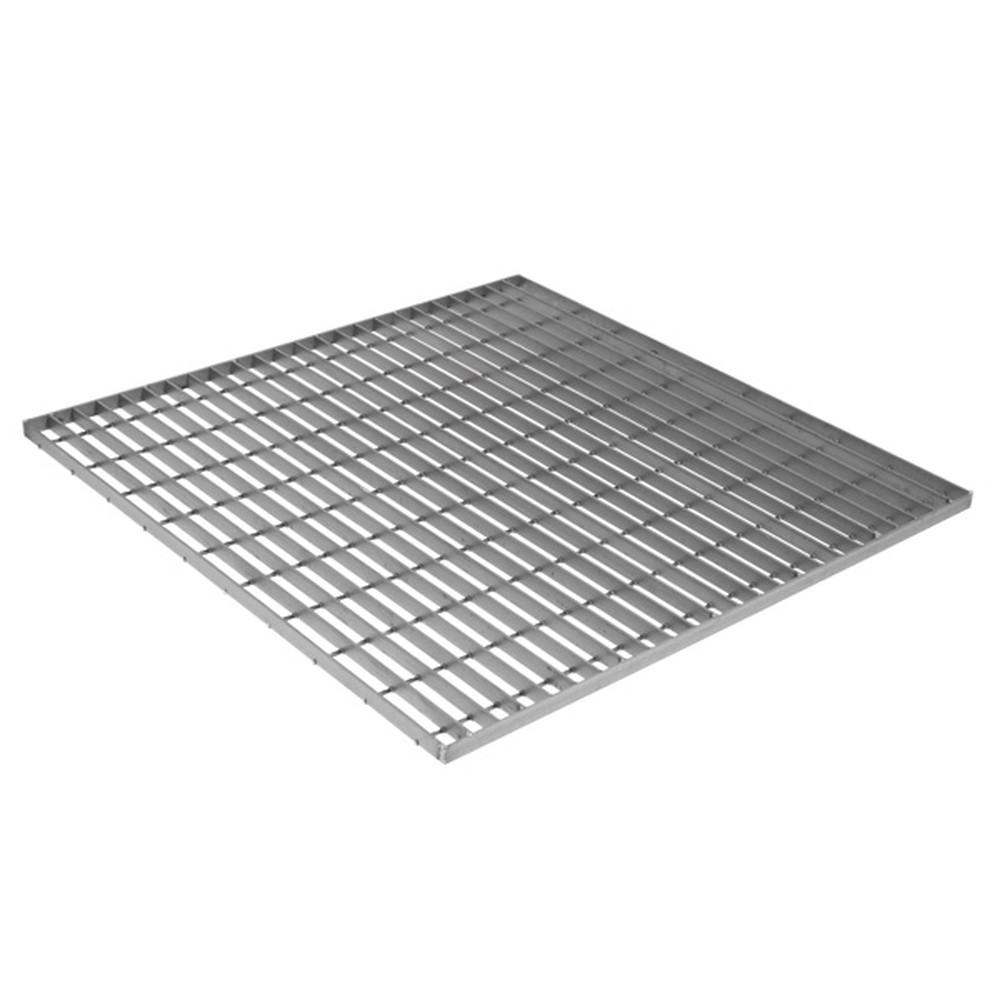 Galvanised Open Steel Flooring OSF 1 x 1m Panel - 41 x 100mm Mesh - 25 x 3mm Bar