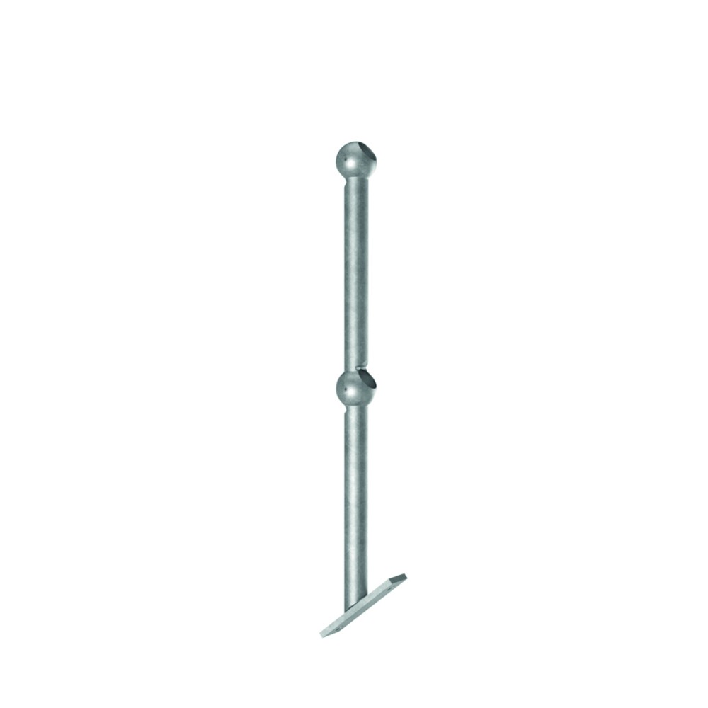 Flat Base Fix Handrail Standard 48.3mm 38 Degrees - 450 / 510 - 82mm Knuckle