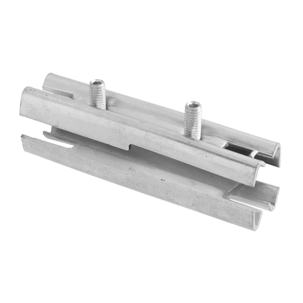 Double Splice Lock -48.3mm Tube 152.4mm Long Bright Zinc Plated