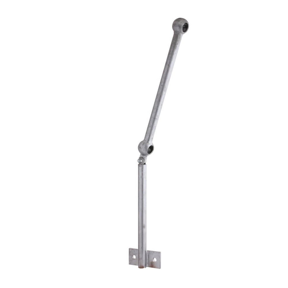 Adjustarail Galvanised Standards 2B To suit 33.7mm Tube Inc. Grubscrews