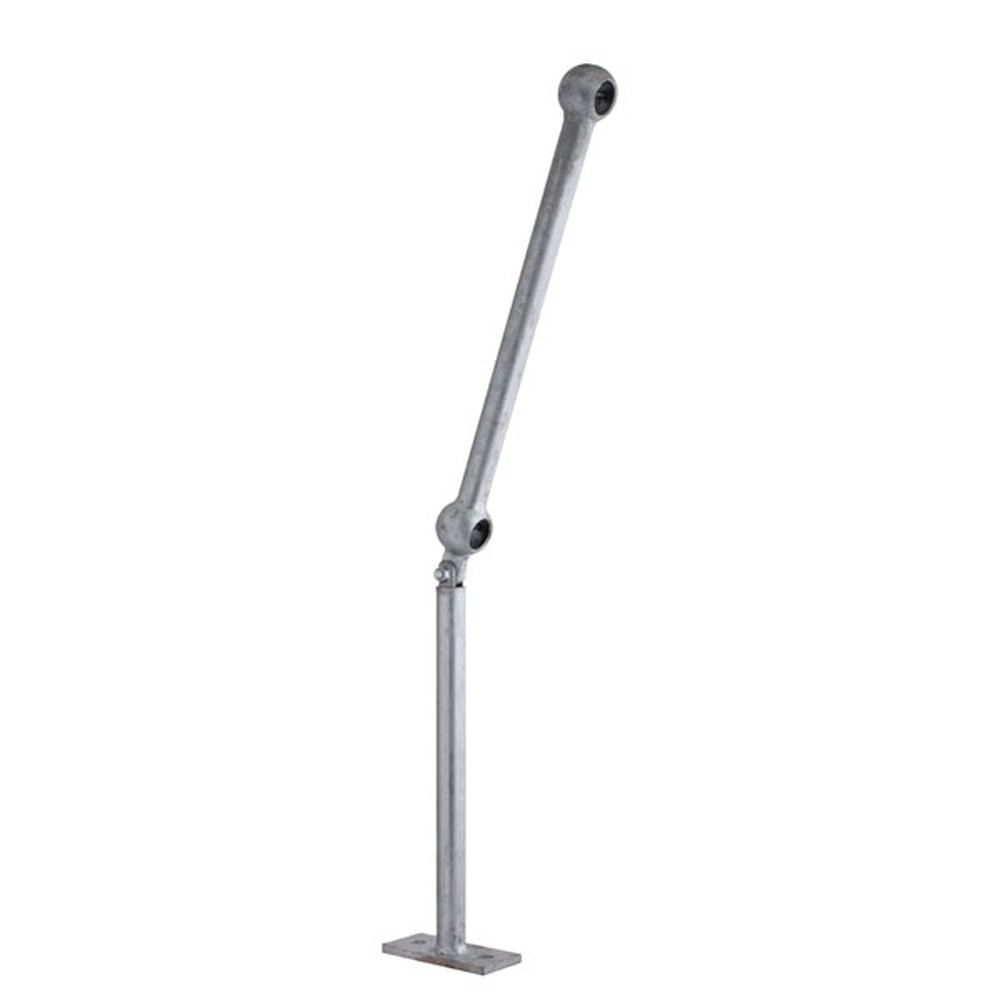Adjustarail Galvanised Standards 4D To Suit 33.7mm Tube Inc. Grubscrews