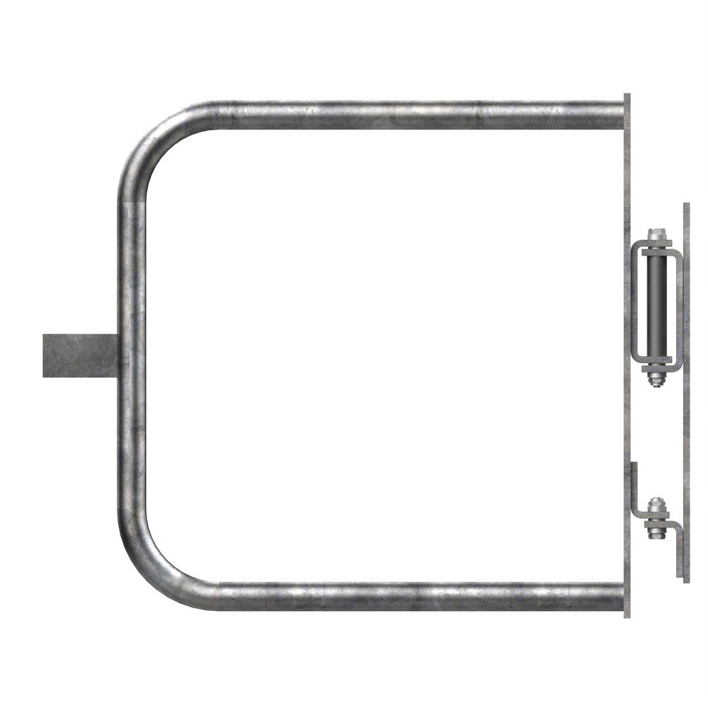 Galvanised Self Closing Half Height Gate Universal For use with 25 Series Ladders