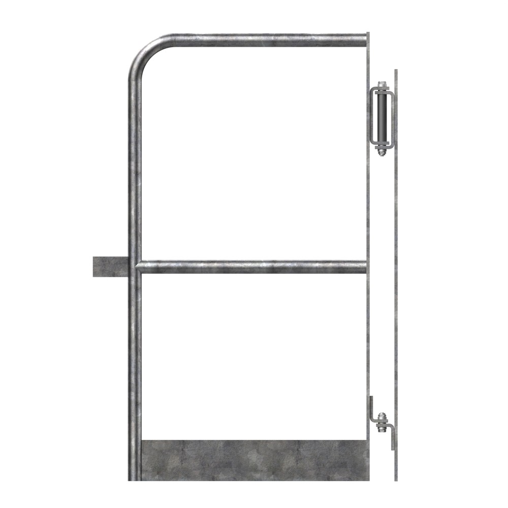 Galvanised Self Closing Full Height Gate Universal For use with 25 Series Ladders