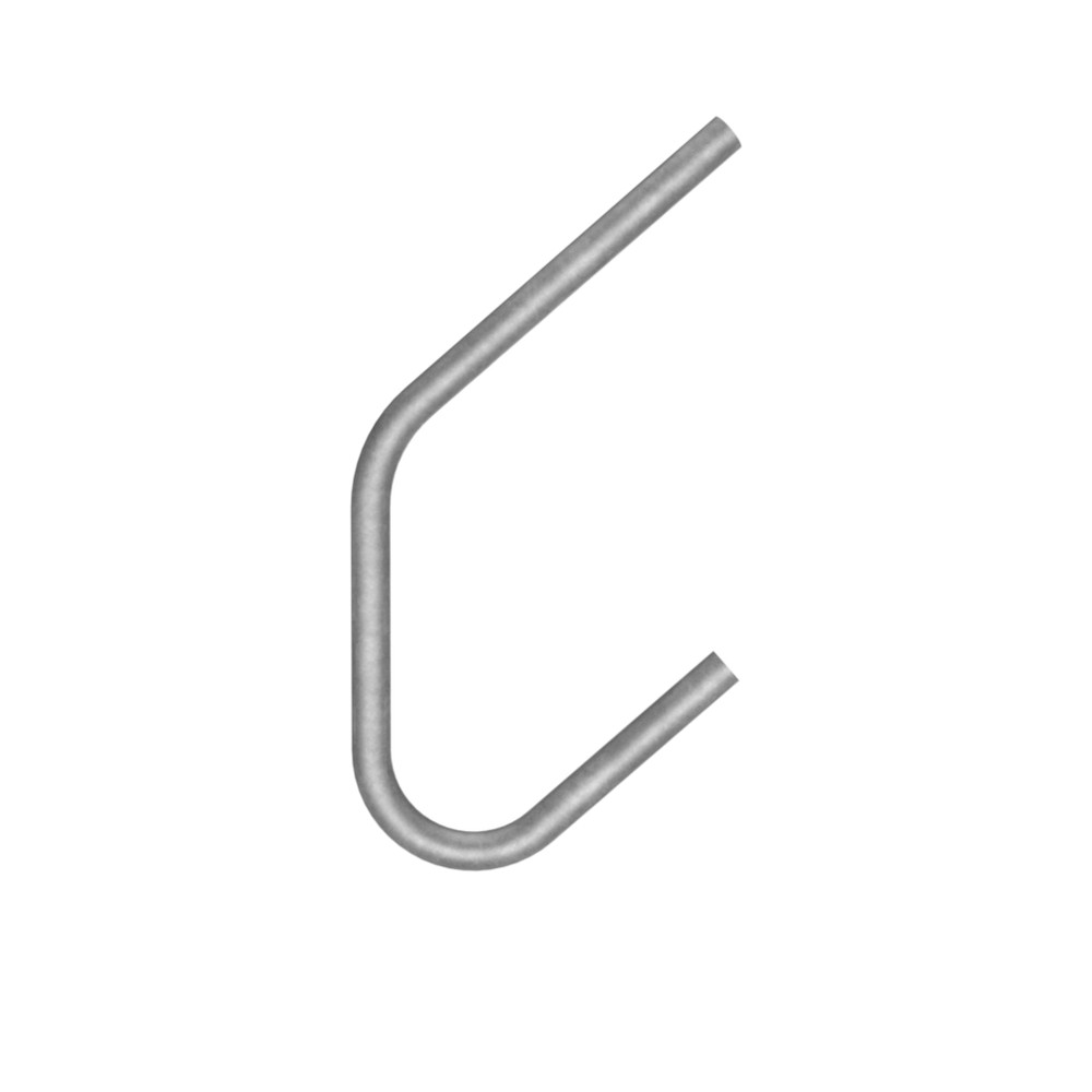 Galvanised 33.7mm Stair Return Bend 450mm 41 Degrees - with 400mm Legs