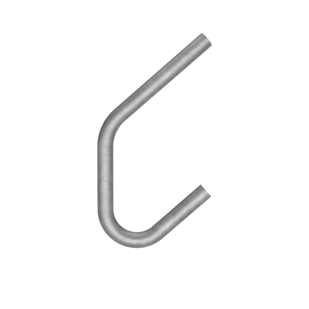 Galvanised 48.3mm Stair Return Bend 450mm 41 Degrees - with 400mm Legs
