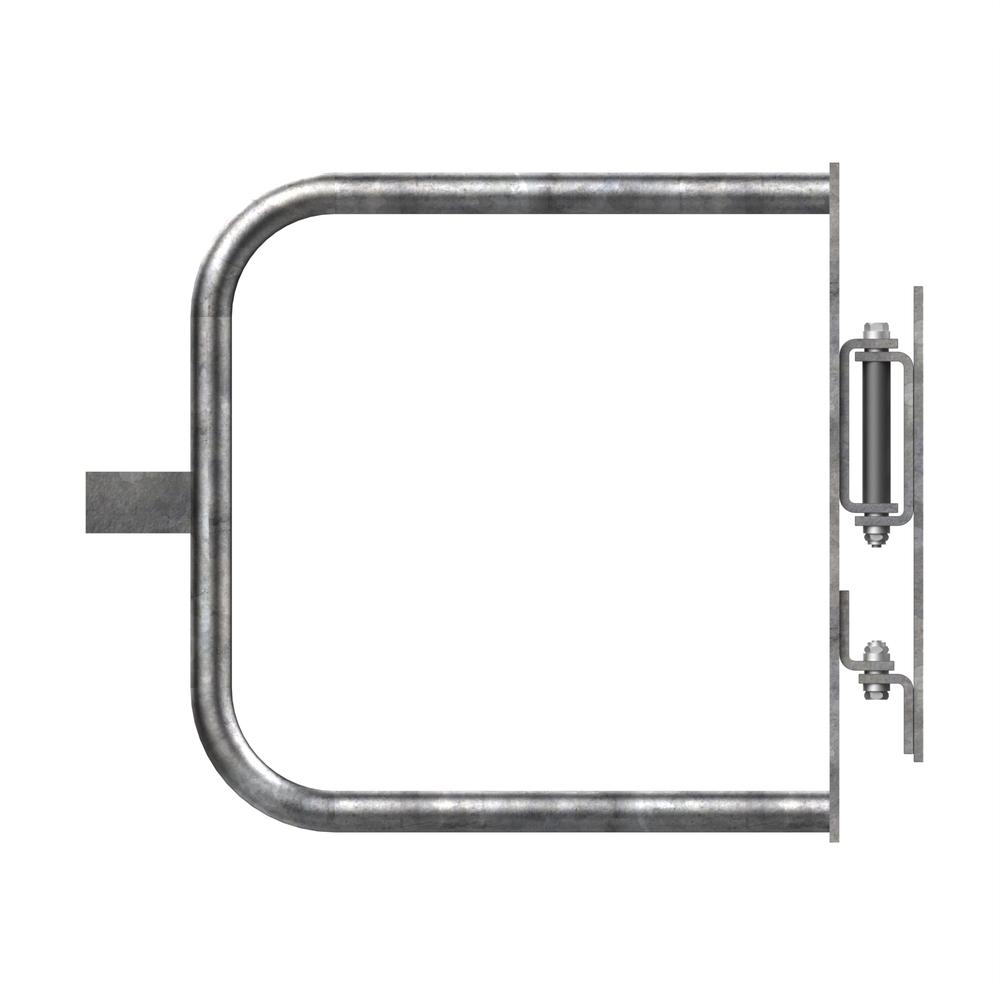 Galvanised Self Closing Half Height Gate Universal - use with 25EX Series Ladders - F H Brundle