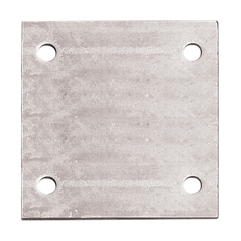 Handrail Standard Footplate Square 150 X 150 x 12mm Holes 25-100-25