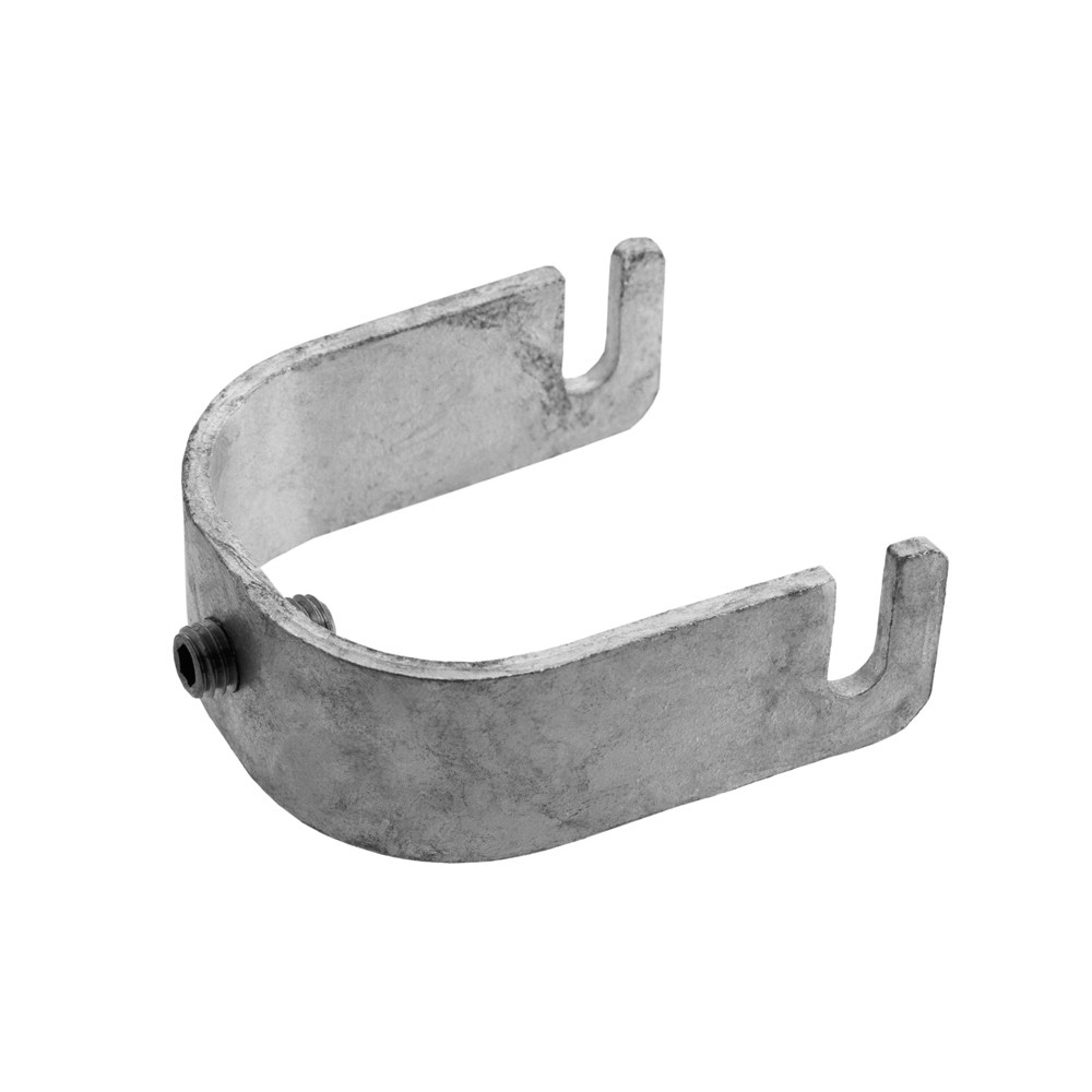 Galvanised Side Palm Connection To suit 33.7mm OD tube Incl. S/S Screws