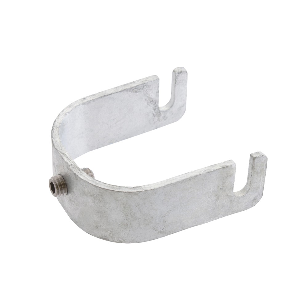 Galvanised Side Palm Connection Suits 42.4-48.3mm tube Incl. S/S Screws