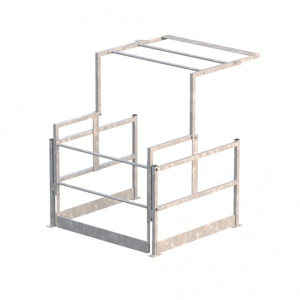 Pallet Gate 1500W x 1650D x 2050mm High Galvanised Finish