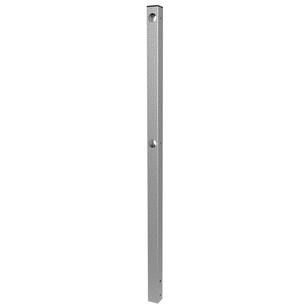 Mezzirail Side Fix Post for Flats - BZP 50 x 50 x 2.5mm - 1250mm High