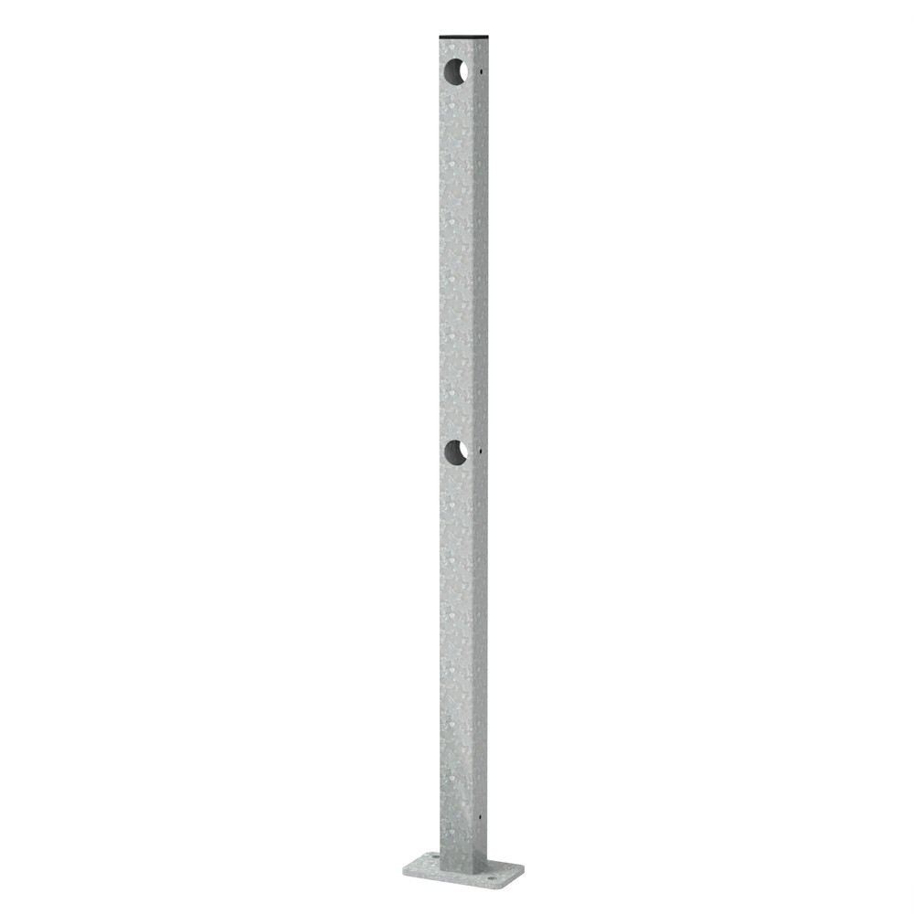 Mezzirail Intermediate Plain Post - BZP 50 x 50 x 2.5mm - 1130mm High - No Slot
