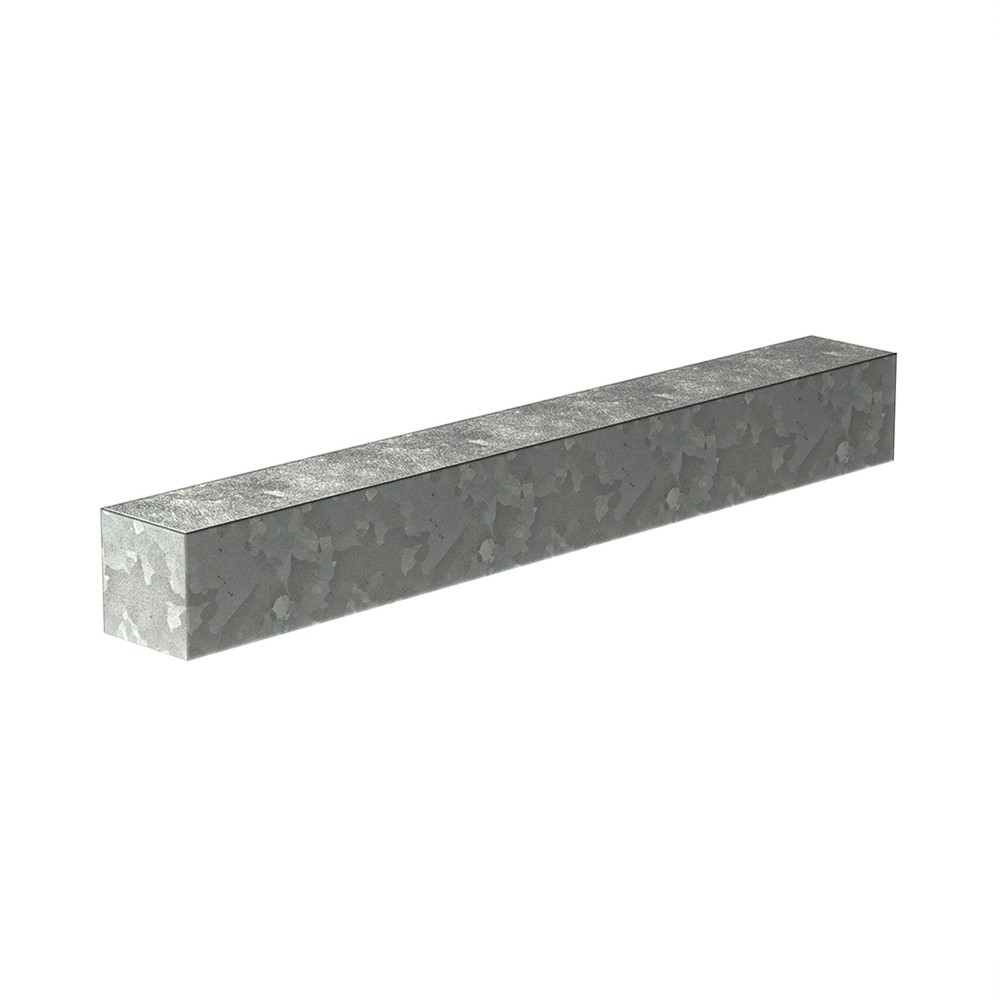 12x12mm x 6m Galvanised Square Bar