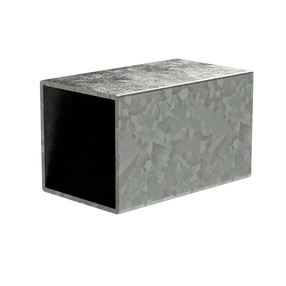 120 x 120 x 5mm x 6mm Galvanised Square Box Section