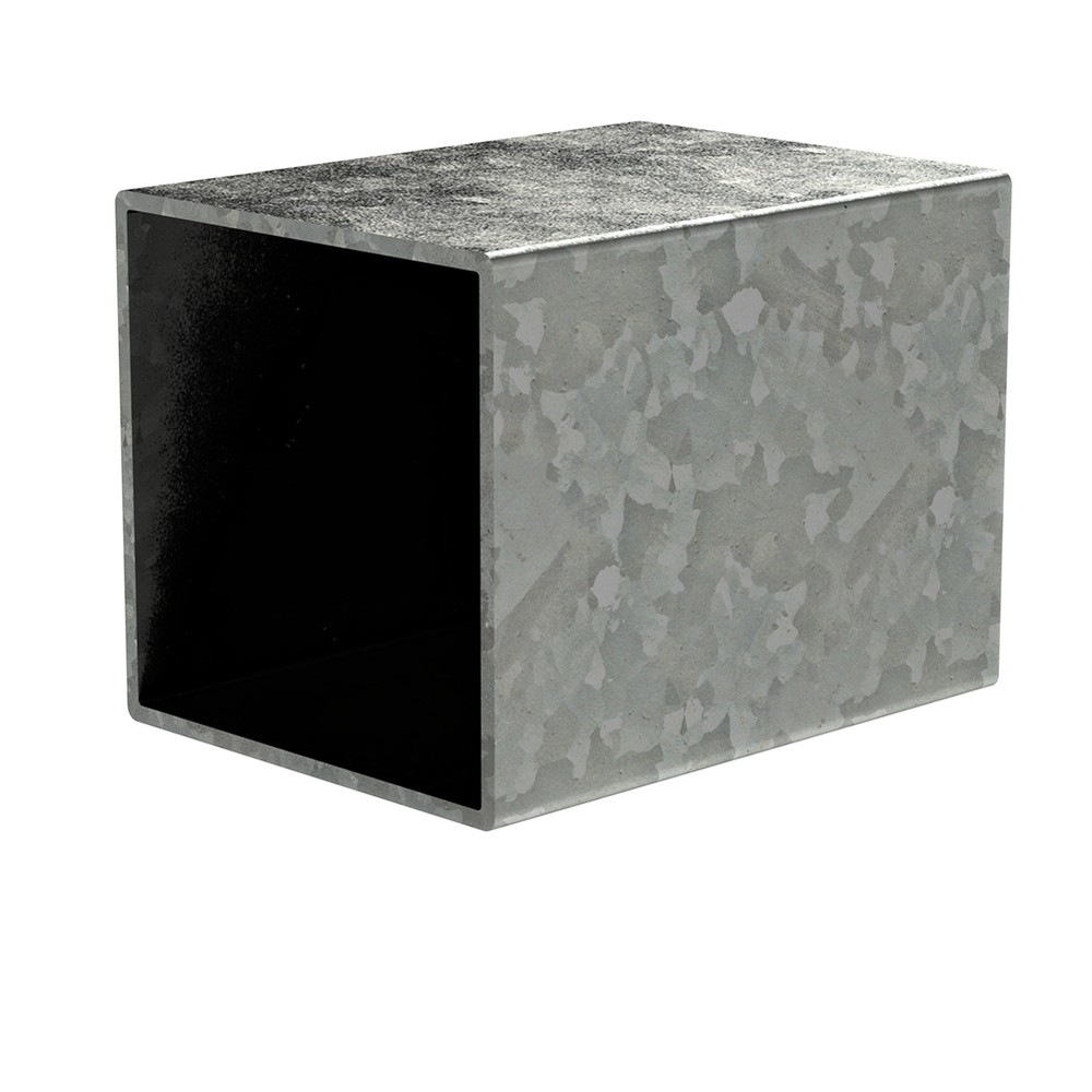 150 x 150 x 5mm x 6mm Galvanised Square Box Section