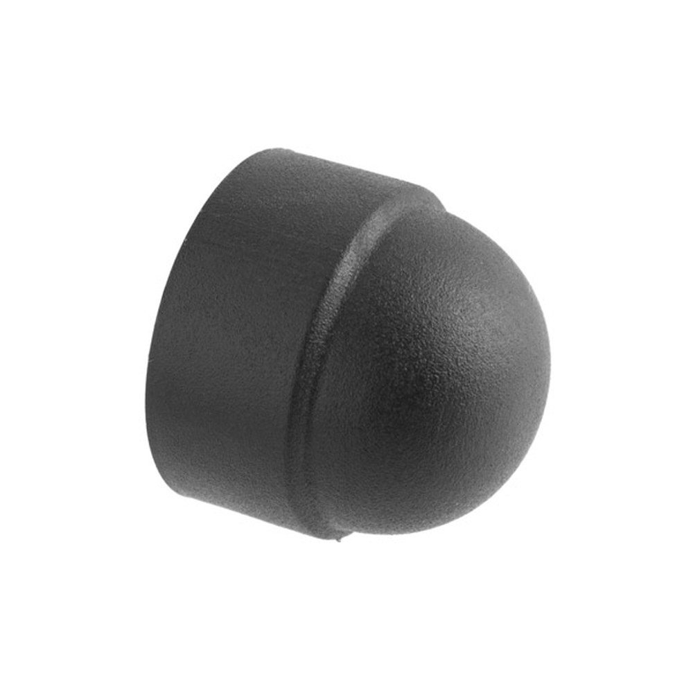 Nut Cap M12 Black LDPE NC48