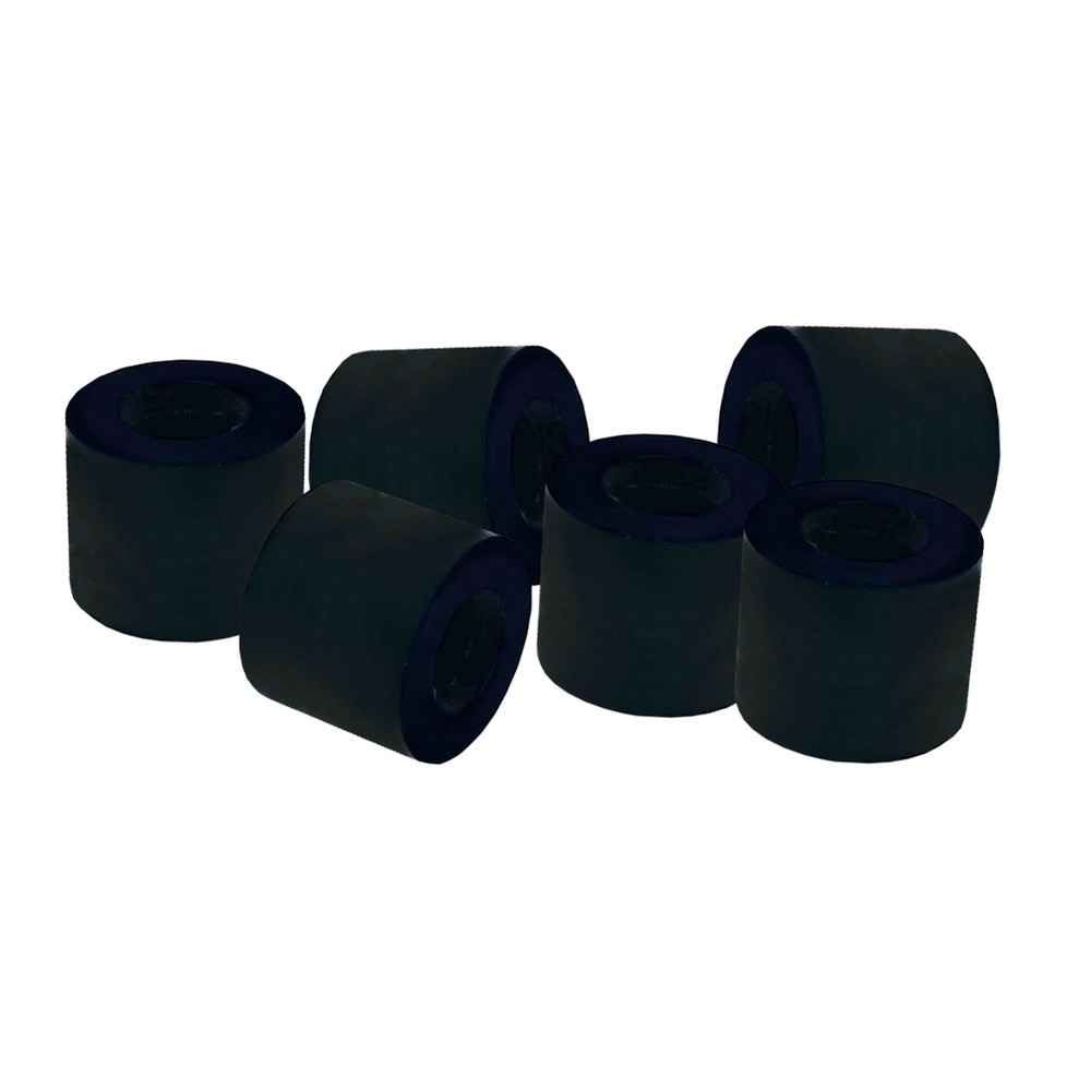 M8 x 25mm Black Nylon Spacer 15mm O/D x 8.4mm I/D