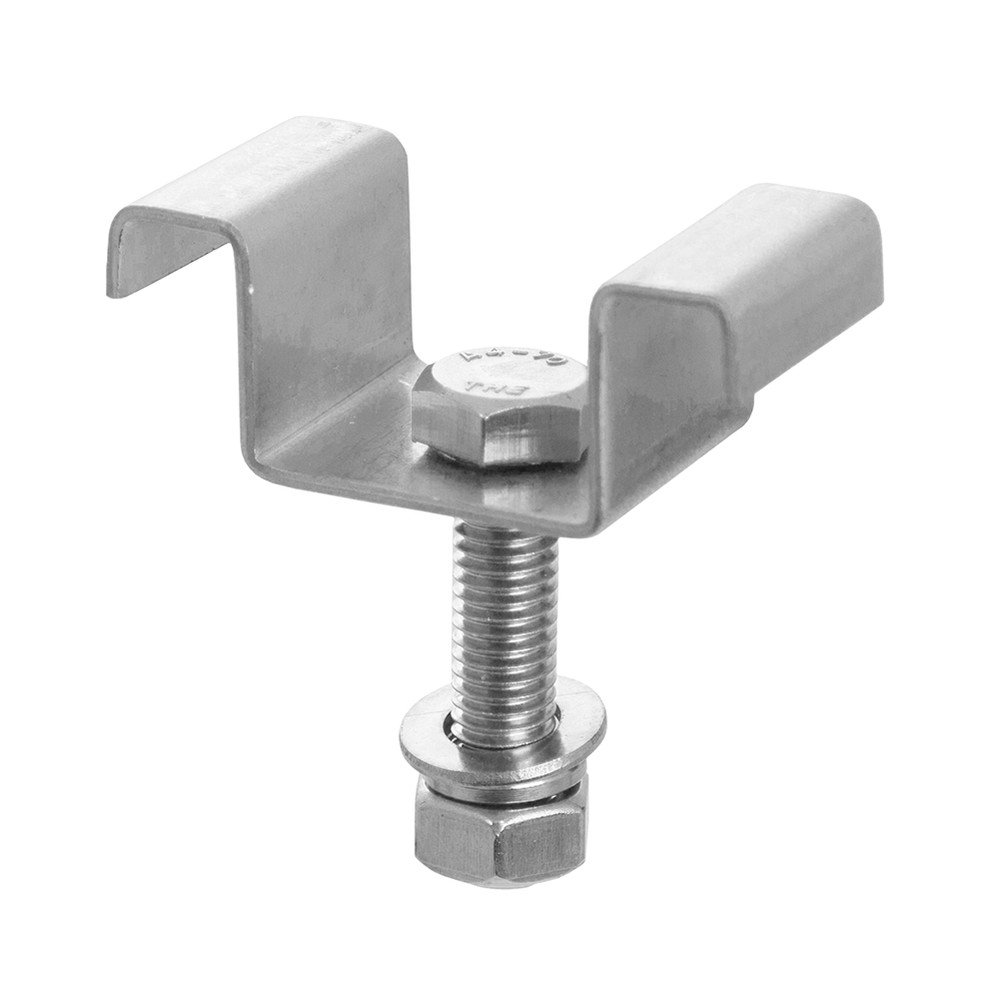 Stainless Steel (316)'M' Clip For 50mm Thick grating